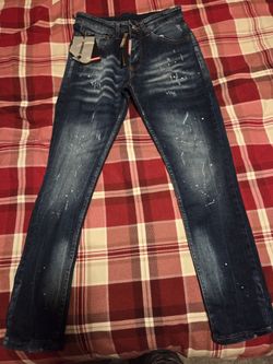 Dsquared2+ SQUID GAME Collection Slim Italian DESIGNERS Jeans – Size 29 (EU 46) – New With Tags