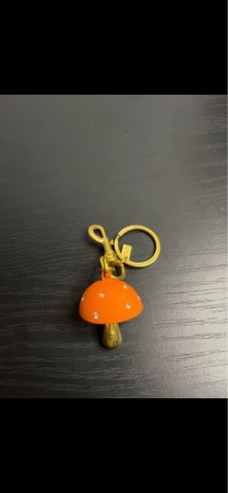 Coach mushroom keychain