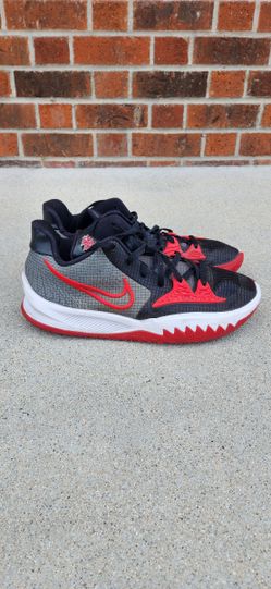 Men’s Size 12 Nike Kyrie Low 4 TB in the Black University Red Men Shoes Sneakers 