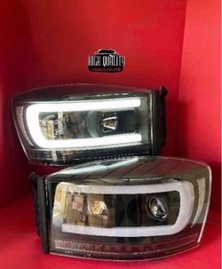Dodge Ram 2006. 2008 Headlights.