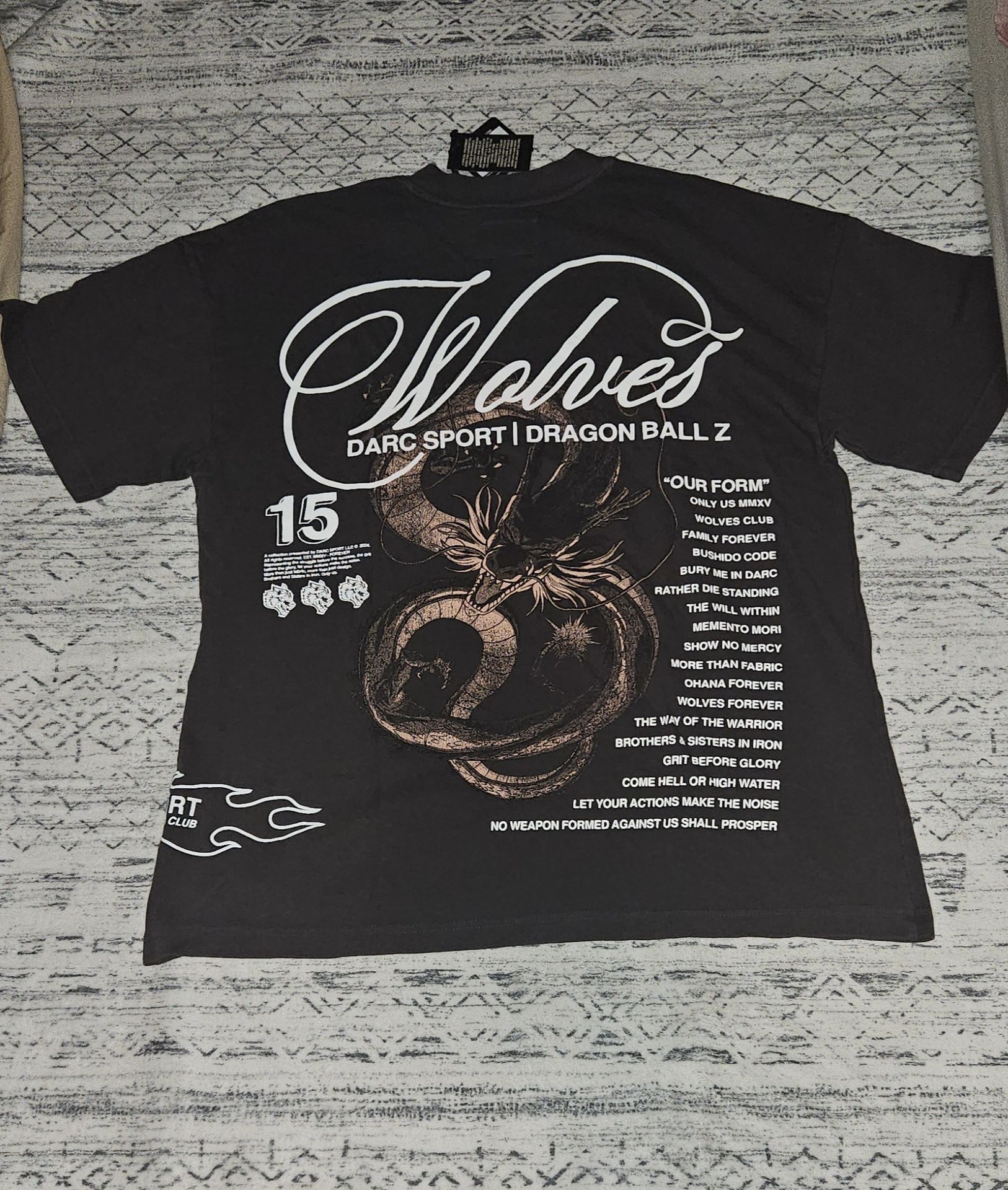 Darc Sport Dargon Ball Z Shenron 1 Of 500 Rare Shirt