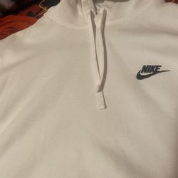 White Nike Sweater Size L