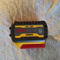 DeWalt 6 Amp Hour Flex Volt 20 Volt / 60 Volt