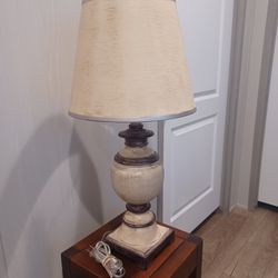 New Wood Farmhouse Lamp $40 Cash Pick Up At South Austin By William Cannon Near I35 