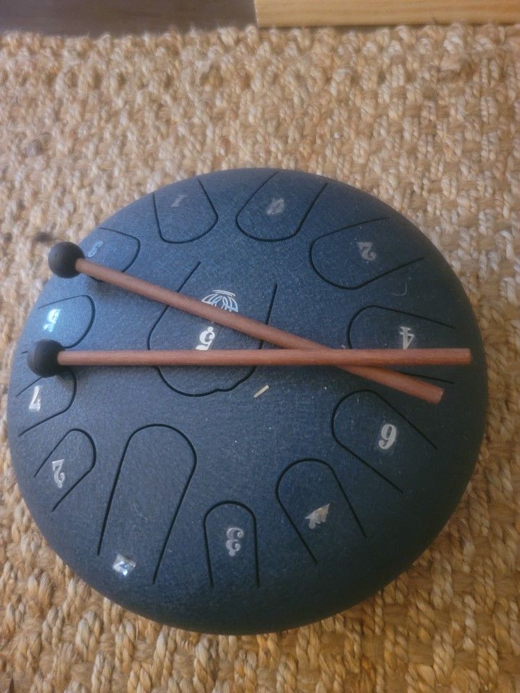 13 inch Steel Tongue Drum Case Included 