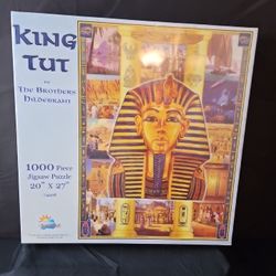King Tut 1000 Piece Jigsaw Puzzle Factory Sealed 