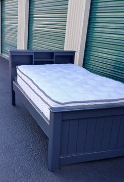 TWIN BED FRAME WITH MATTRESS