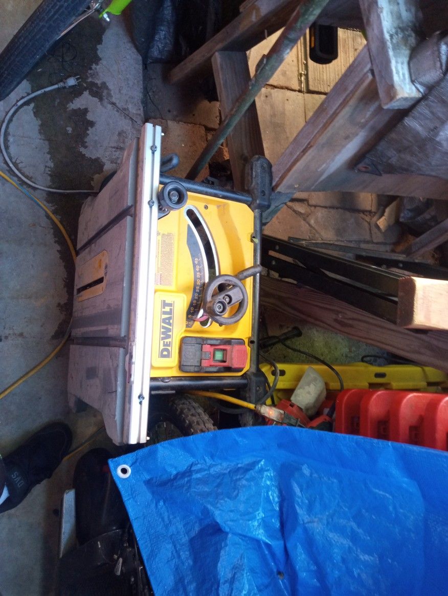 DeWalt DWE 7485 Table saw 8 & 1/4"