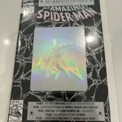 Amazing Spider-Man #365 Marvel Comic Book 1992 30th Anniversary Hologram Cover,NM, New Book