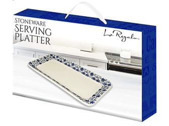Le Regalo Stoneware Rectangular Serving Platter 