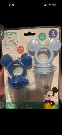 Mickey Mouse baby feeders