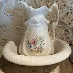 Antique Wash Pitcher & Bowl