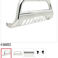 Toyota Tacoma WESTiN E-Series Bull Bar Polished Stainless Steel