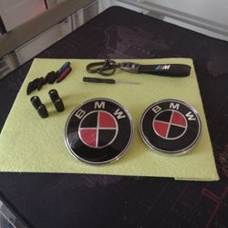 2pcs Front & Rear Trunk 4 Valve Stem Car Keychain And Radar Badge Emblem $50