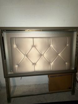 Lighted Queen headboard