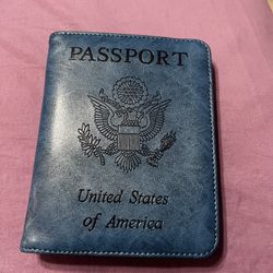Blue Passport Wallet 