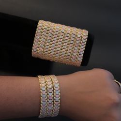 Girl Multicolor 14k Plated Rolexes 