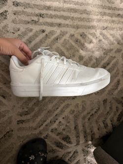 Adidas White Low-Top Sneakers