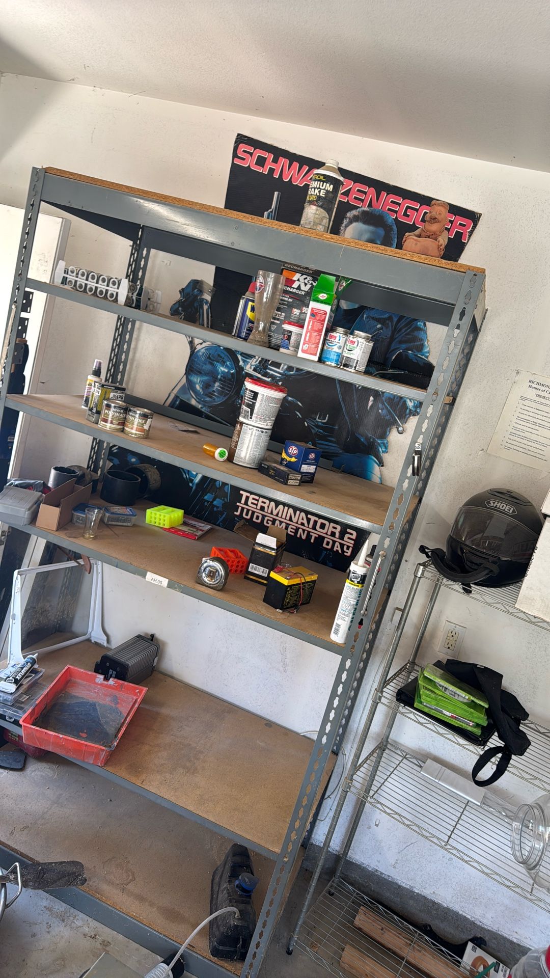 Metal Garage Shelf