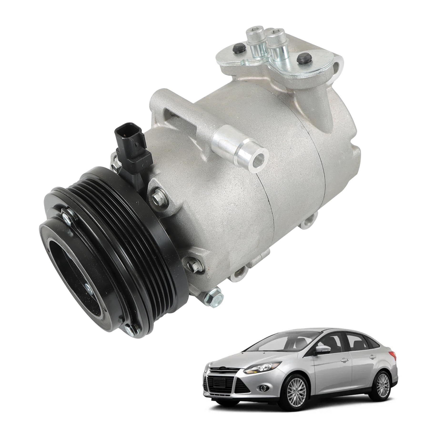 AC Compressor With Clutch Replacement For C-MAX 2007-2010 Focus 2004-2012 Volvo V50 2004-2012 BV6Z19703B