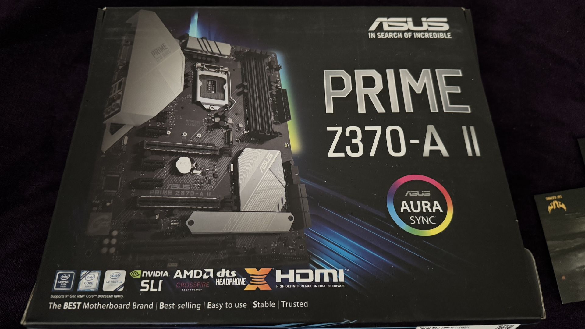 ASUS PRIME Z370-A II Motherboard LGA1151 CPU Slot