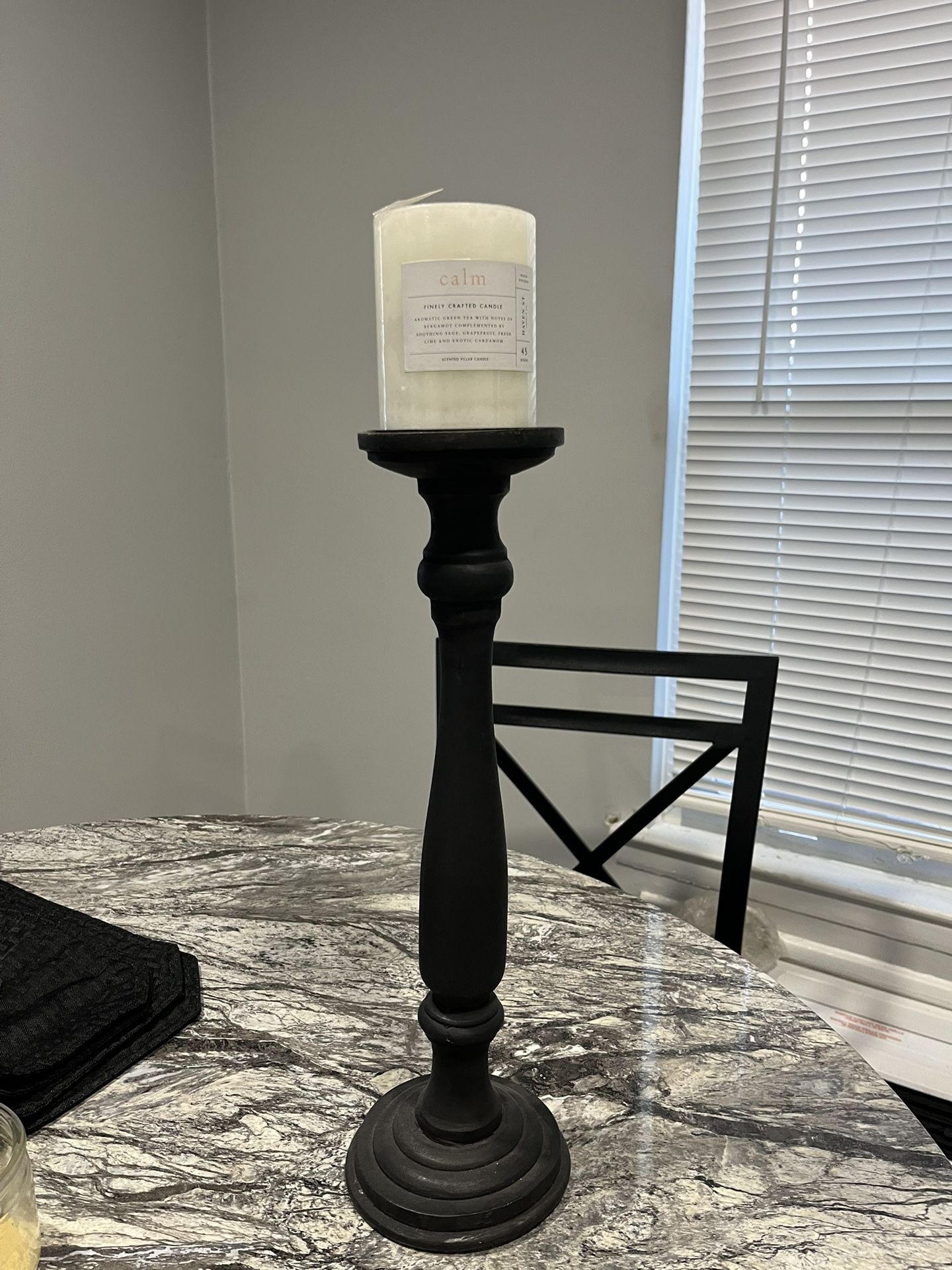 Candle Holder + 2 Candles 