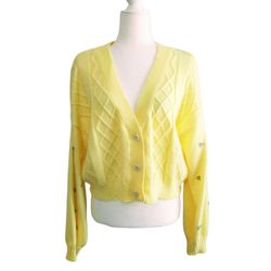 Witty Fox Yellow Women's Sweater