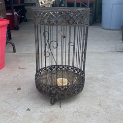 Wrought Iron Vintage style bird cage 