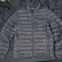 Navy Blue Puffer Jacket