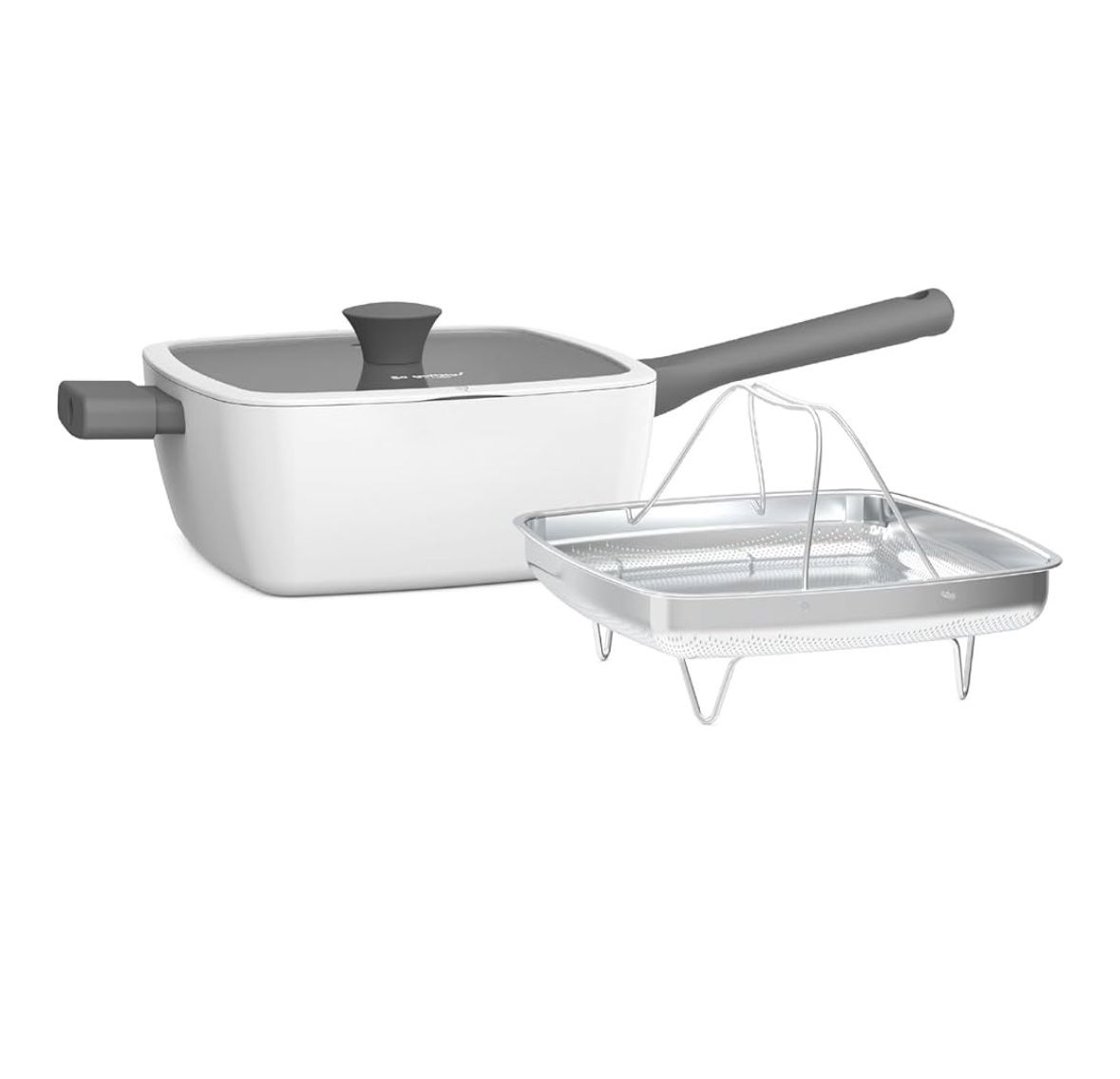 So Yummy by bella 3 Piece Square Pan Set In White