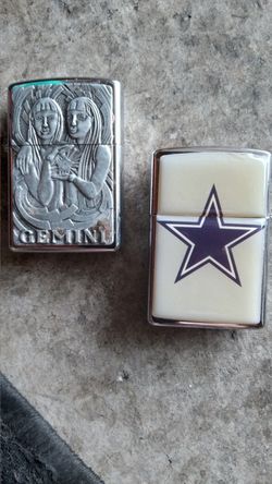 2 zippo lighters