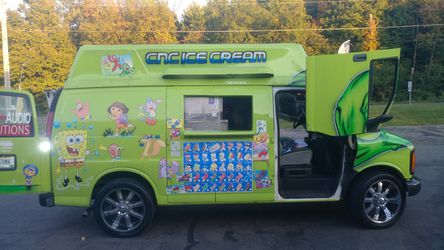 Incredible Hulk ice cream truck