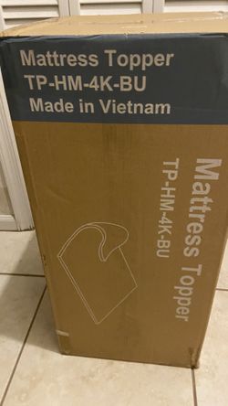 MATTRESS TOPPER - NEW IN BOX - $15
