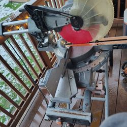 Ridgid Chop Saw And Collapsible Stand