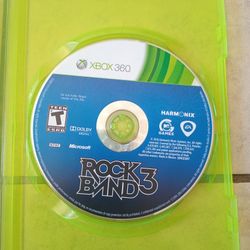 Rock Band 3 Xbox 360 $15 