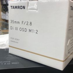 Tamron 35mm F/2.8 Di III OSD M 1:2 Sony E