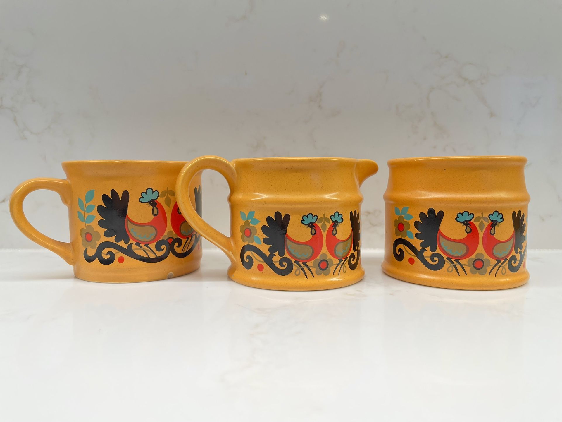 Sadler England Vintage Rooster Tea Set 1960