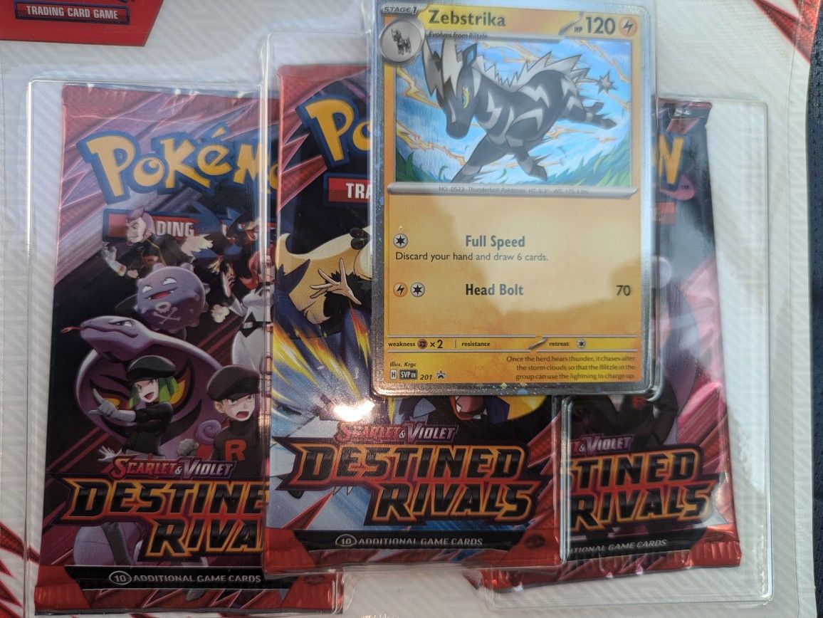 Pokemon Destined Rivals 3 Pack Blister