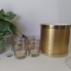 Vintage 6pc Bar Set 