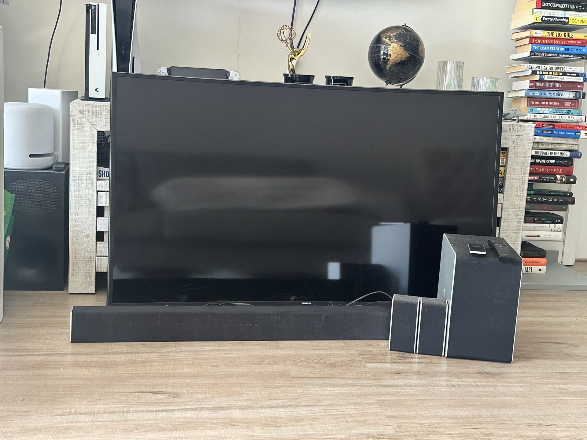 Samsung Curve TV 55in w/ Vizio Home theater Surround sound