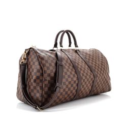 louis vuitton keepall 55 bandouliere damier ebene