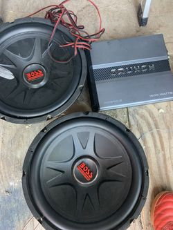 Bocinas 12 Y Aplificafor