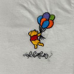 Hand Embroidered Winnie the Pooh T-shirt!