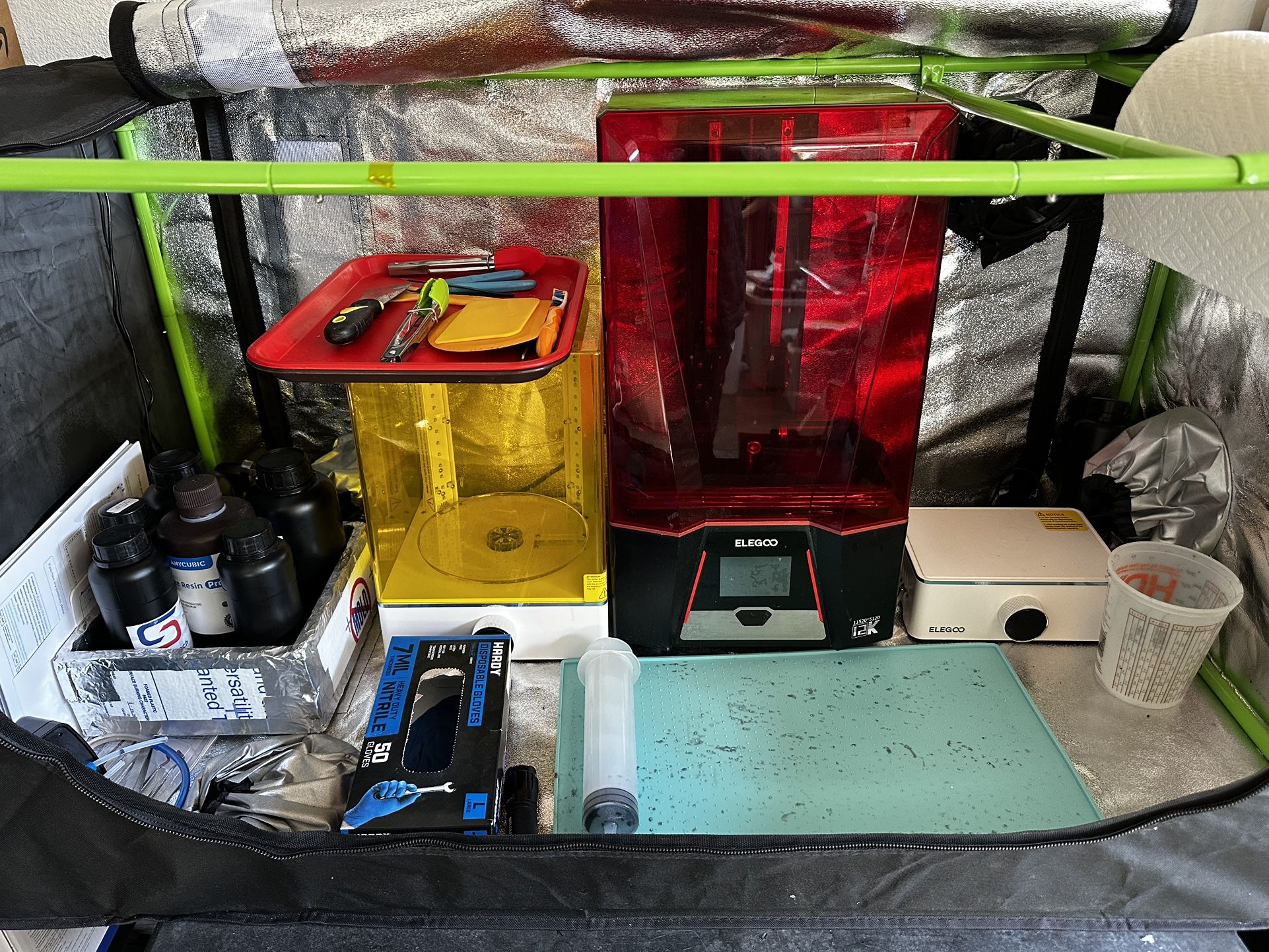 Elegoo Saturn 3 with Wash/Cure+Extras