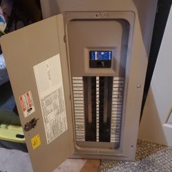 200 Amp Breaker Box With Bars Etc.