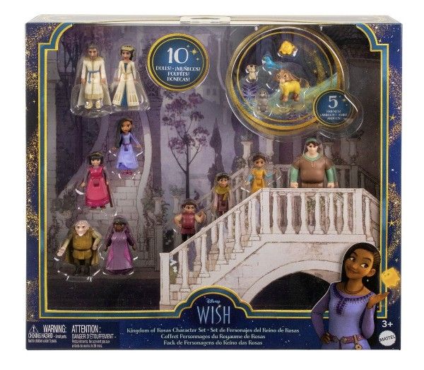NEW Disney Wish Kingdom of Rosas Character Set by Mattel