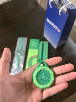 Swatch x Audemars Piguet Royal Oak Pocket Watch Green