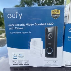 EUFY WIRELESS DOORBELL s220  BRAND NEW in BOX  