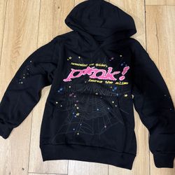 Spyder Hoodie Black N Pink 