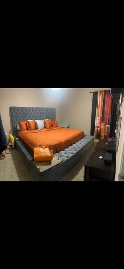 Bed and Mattress for a Queen
